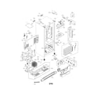 Kenmore 79578402803 case parts diagram