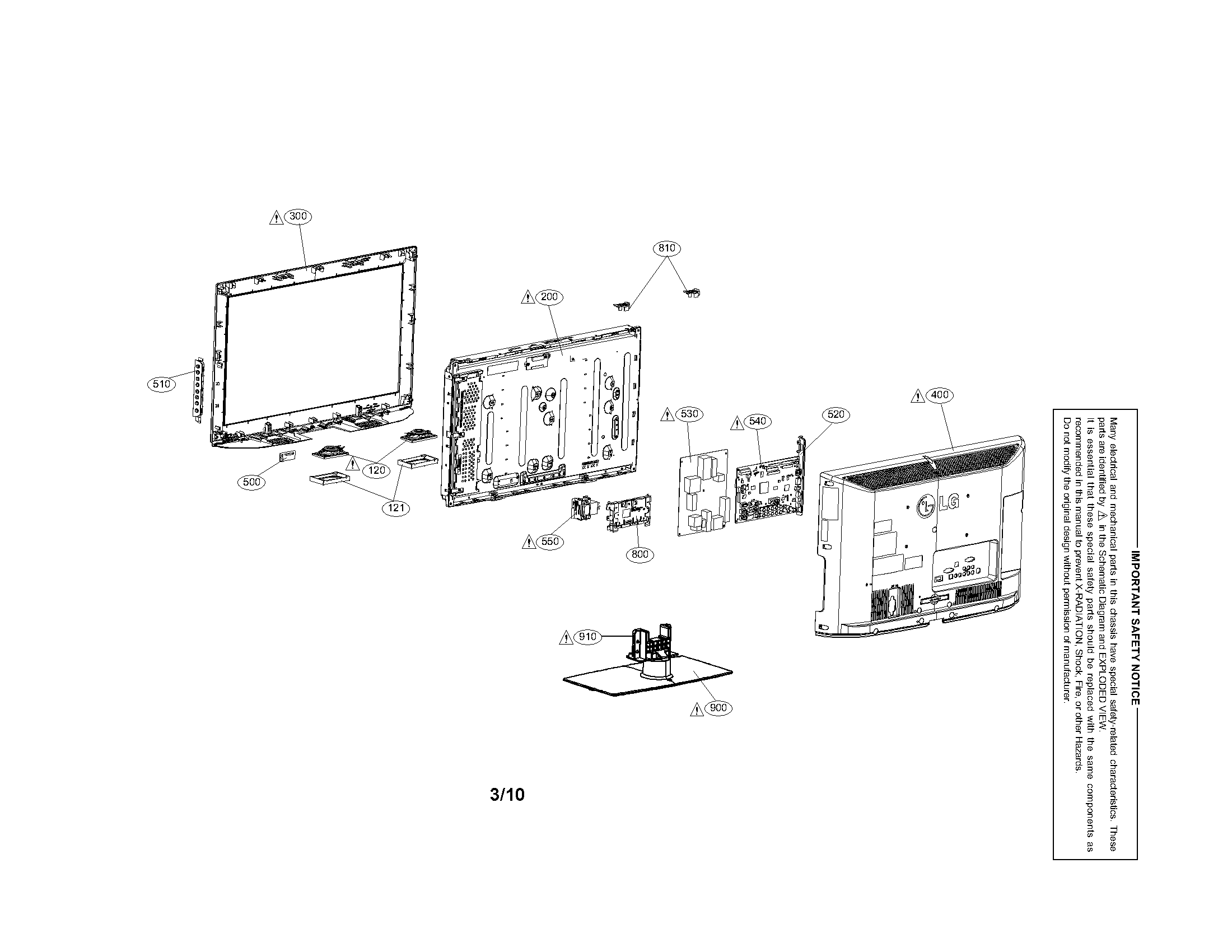 Exploded view parts