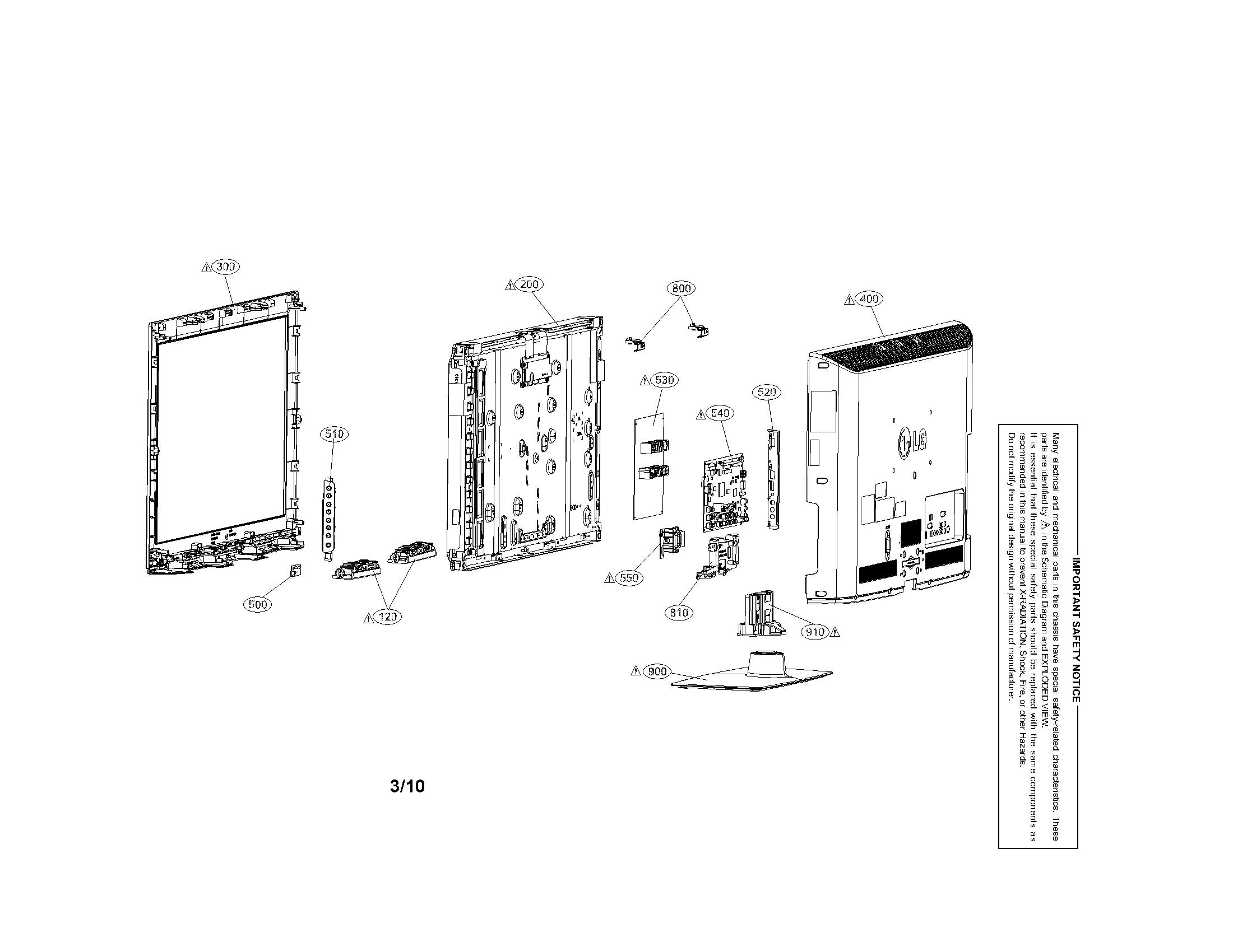 Exploded view parts