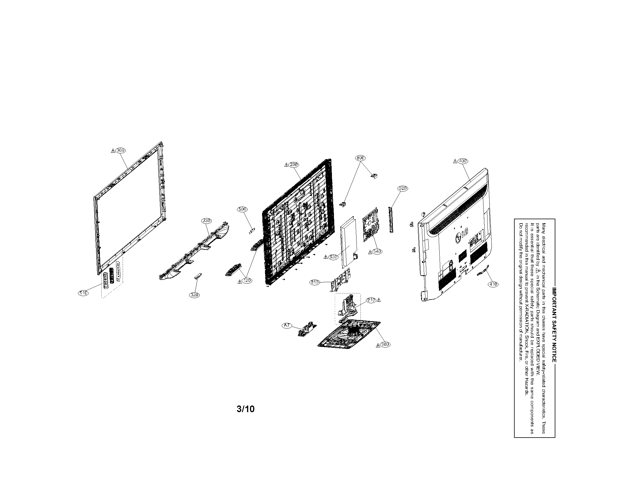 Exploded view parts