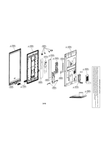 Exploded view parts