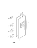 Freezer door parts