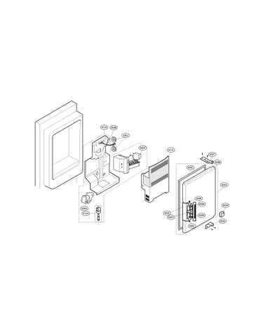Ice maker and ice bank parts