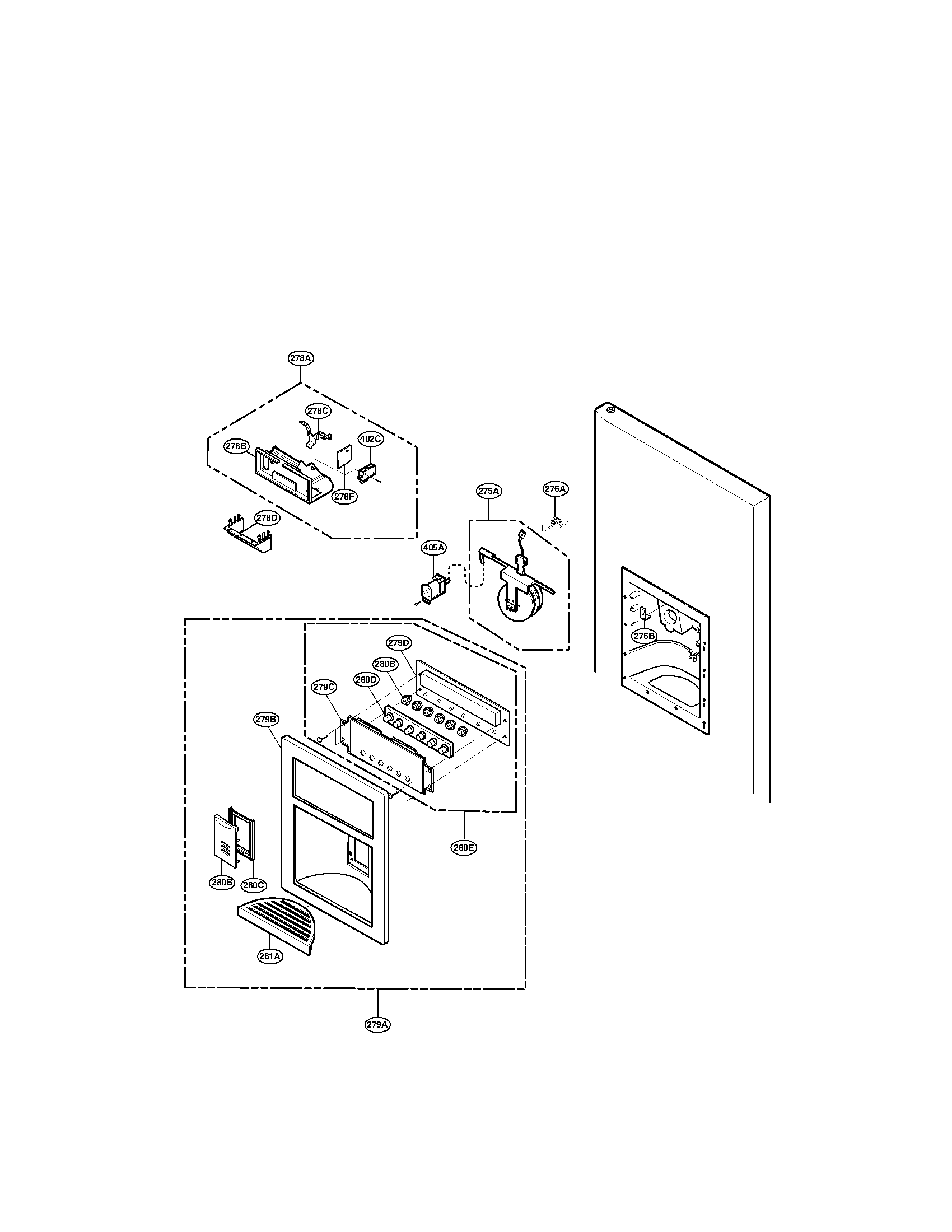DISPENSER PARTS