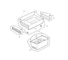 Kenmore Elite 79571049010 freezer parts diagram