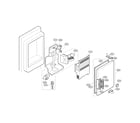 Kenmore 79571022010 ice maker and ice bank parts diagram