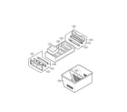Kenmore 79571026010 freezer parts diagram