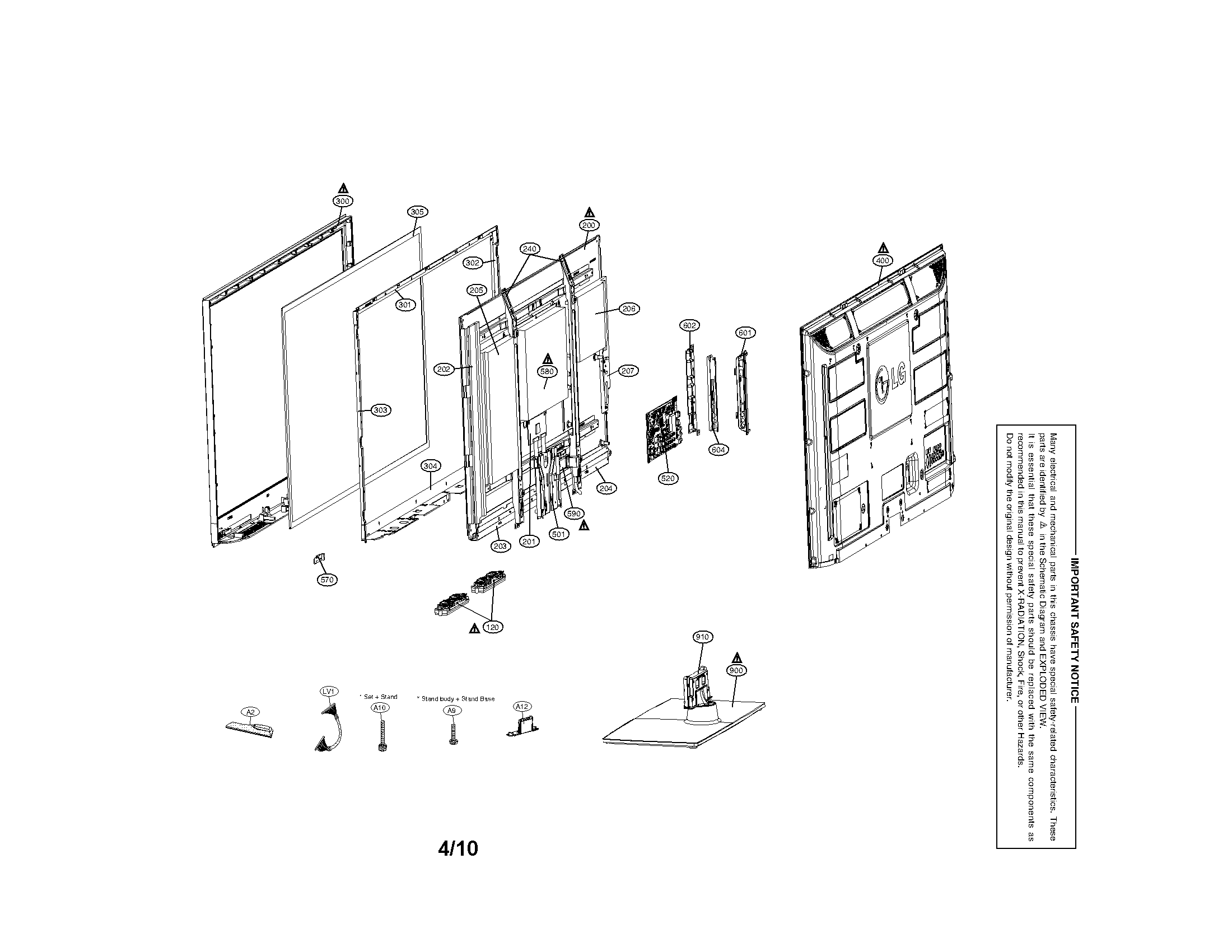 Exploded view parts