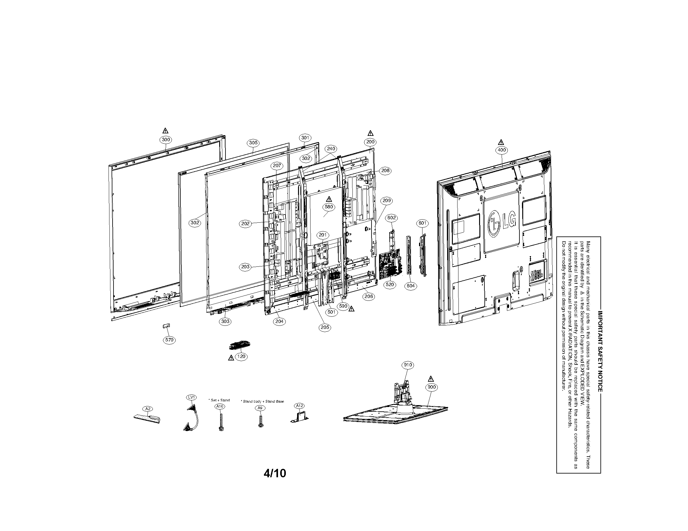 Exploded view parts