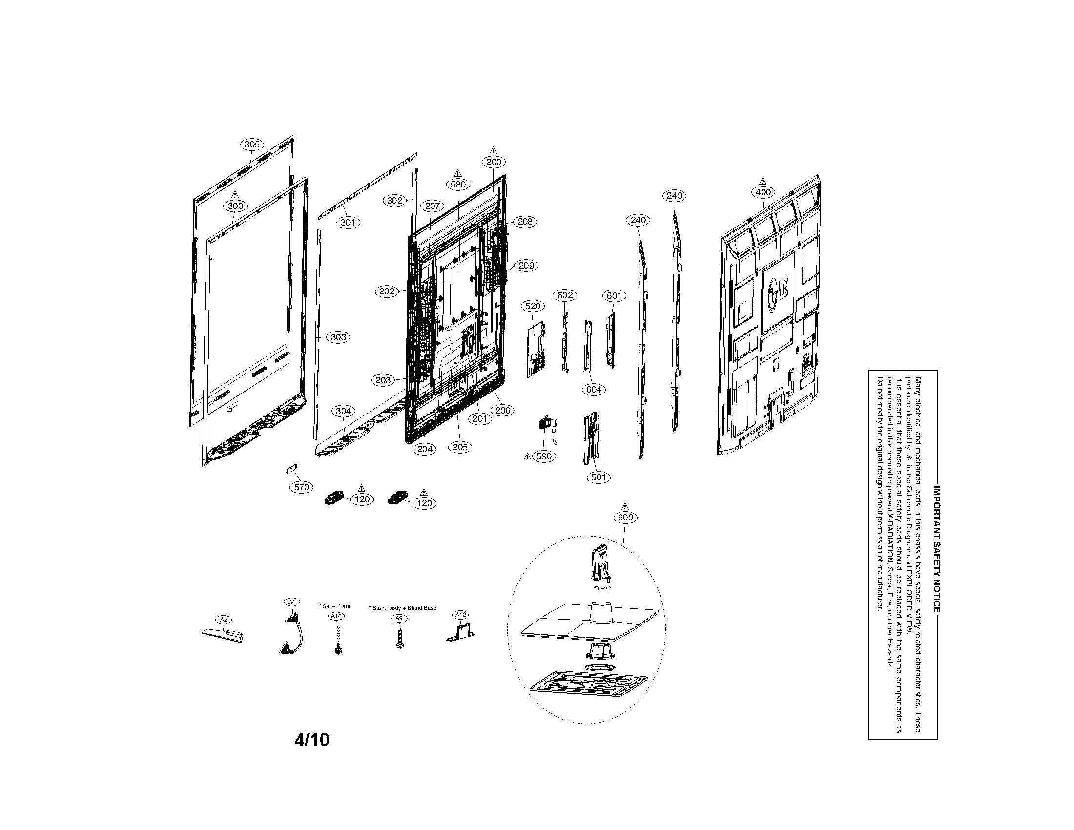 Exploded view parts