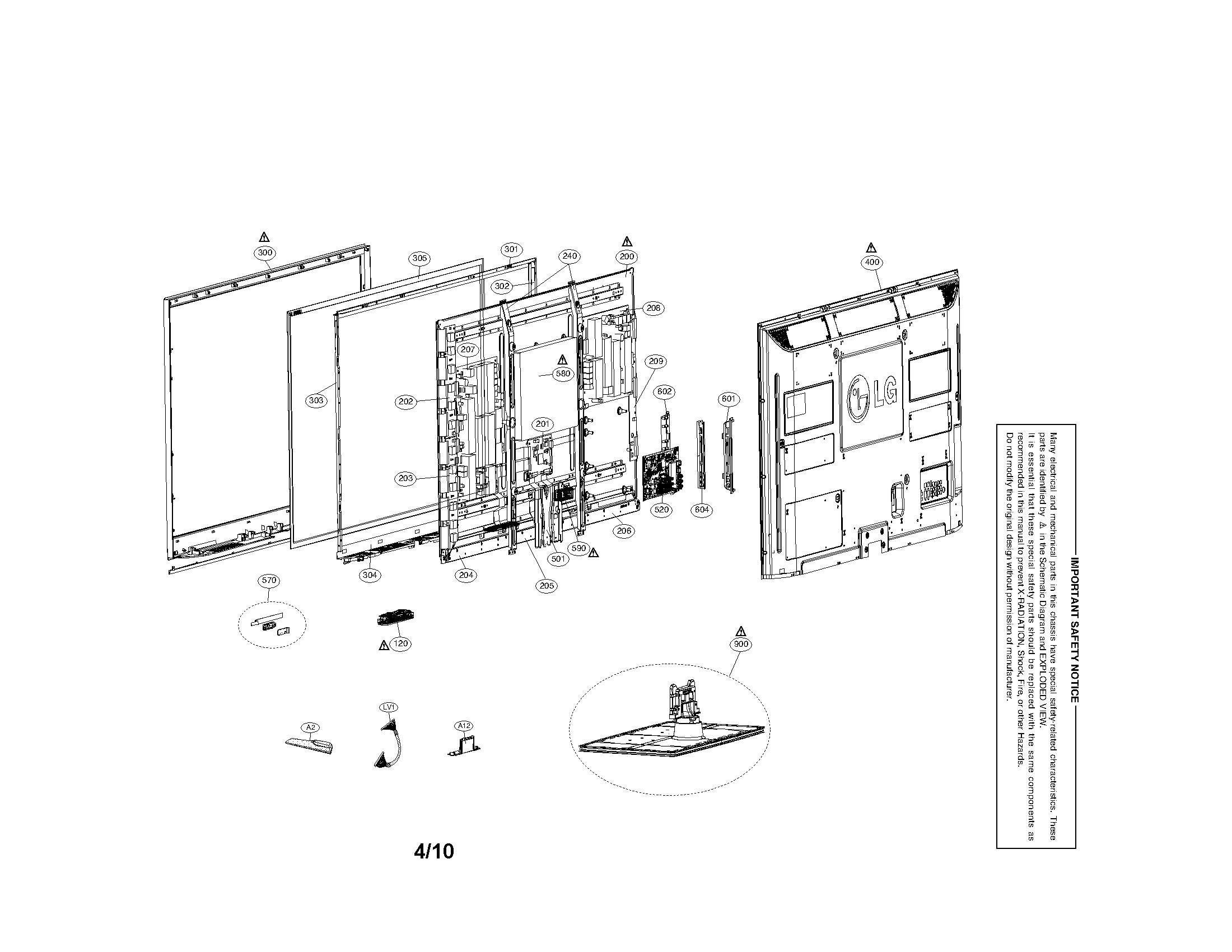 Exploded view parts