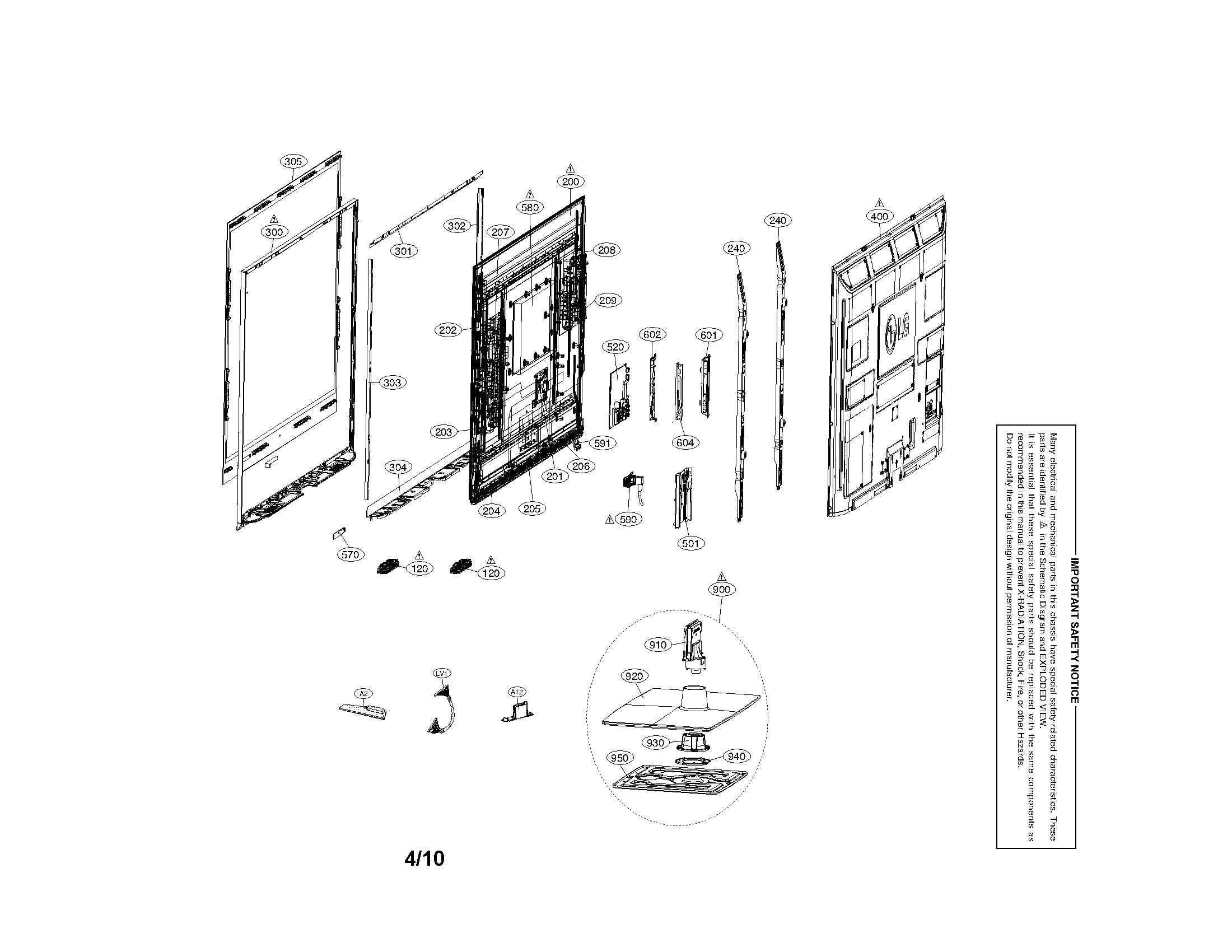 Exploded view parts