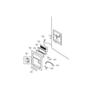 Kenmore Elite 79578546803 dispenser parts diagram