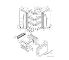 Kenmore Elite 79578554803 door parts diagram