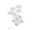 Kenmore Elite 79578543803 refrigerator parts diagram