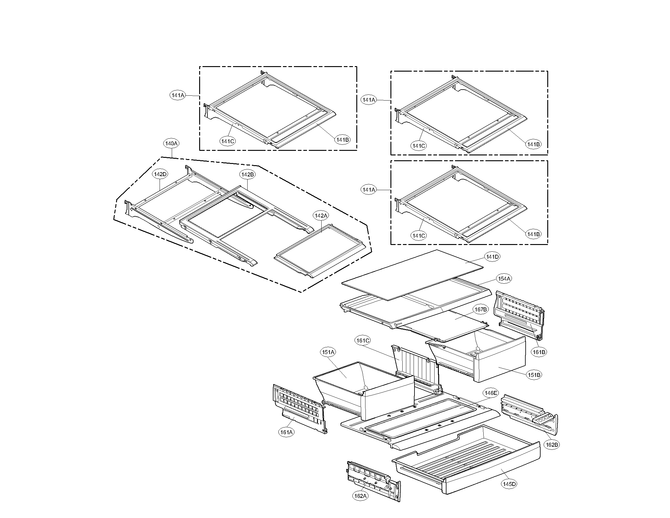 Refrigerator parts