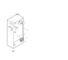 Kenmore Elite 79571079010 valve and water tube parts diagram