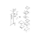 Kenmore 79551033010 refrigerator parts diagram