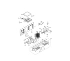 Kenmore 79551036010 case parts diagram