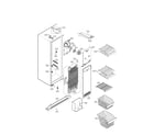 Kenmore Elite 79551082010 freezer compartment parts diagram