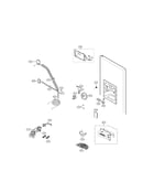 Ice and water dispenser parts