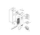 Kenmore Elite 79551374010 freezer compartment parts diagram