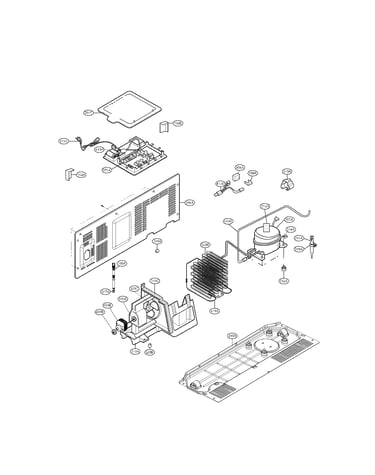 Machine compartment parts