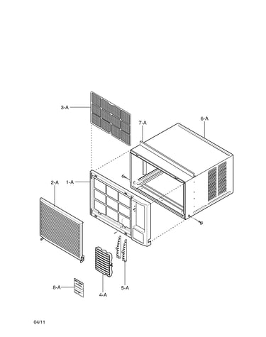 Cabinet and grille parts