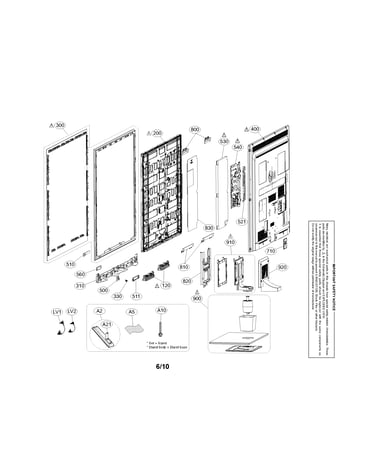 Exploded view parts