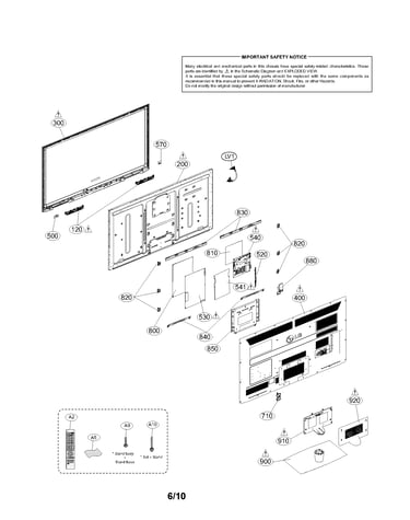 Exploded view parts