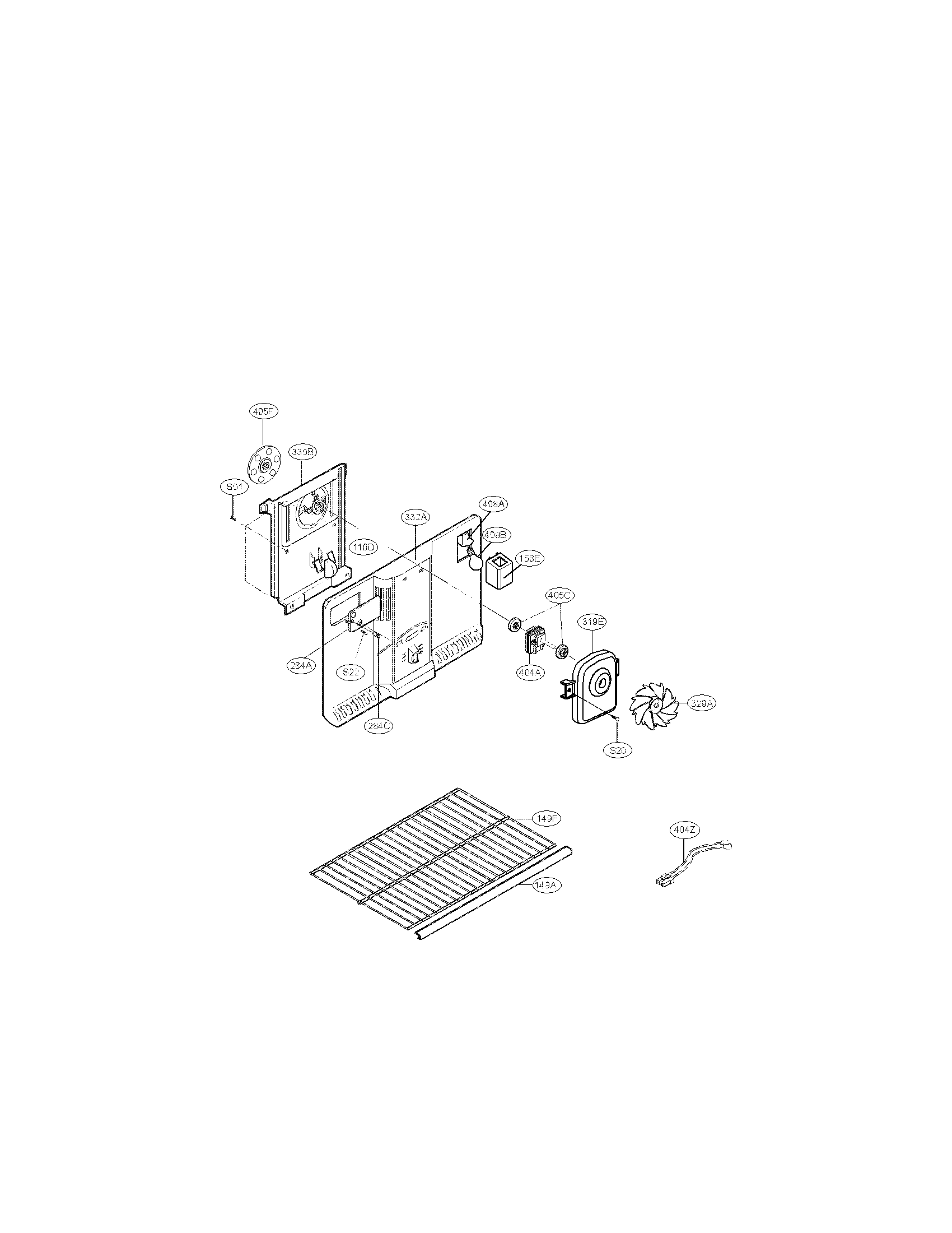 Freezer parts
