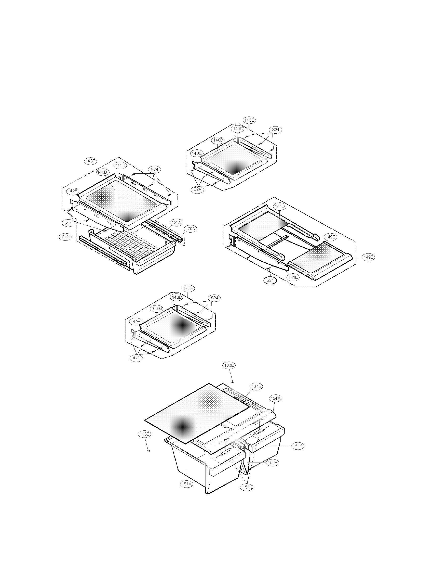 Refrigerator parts