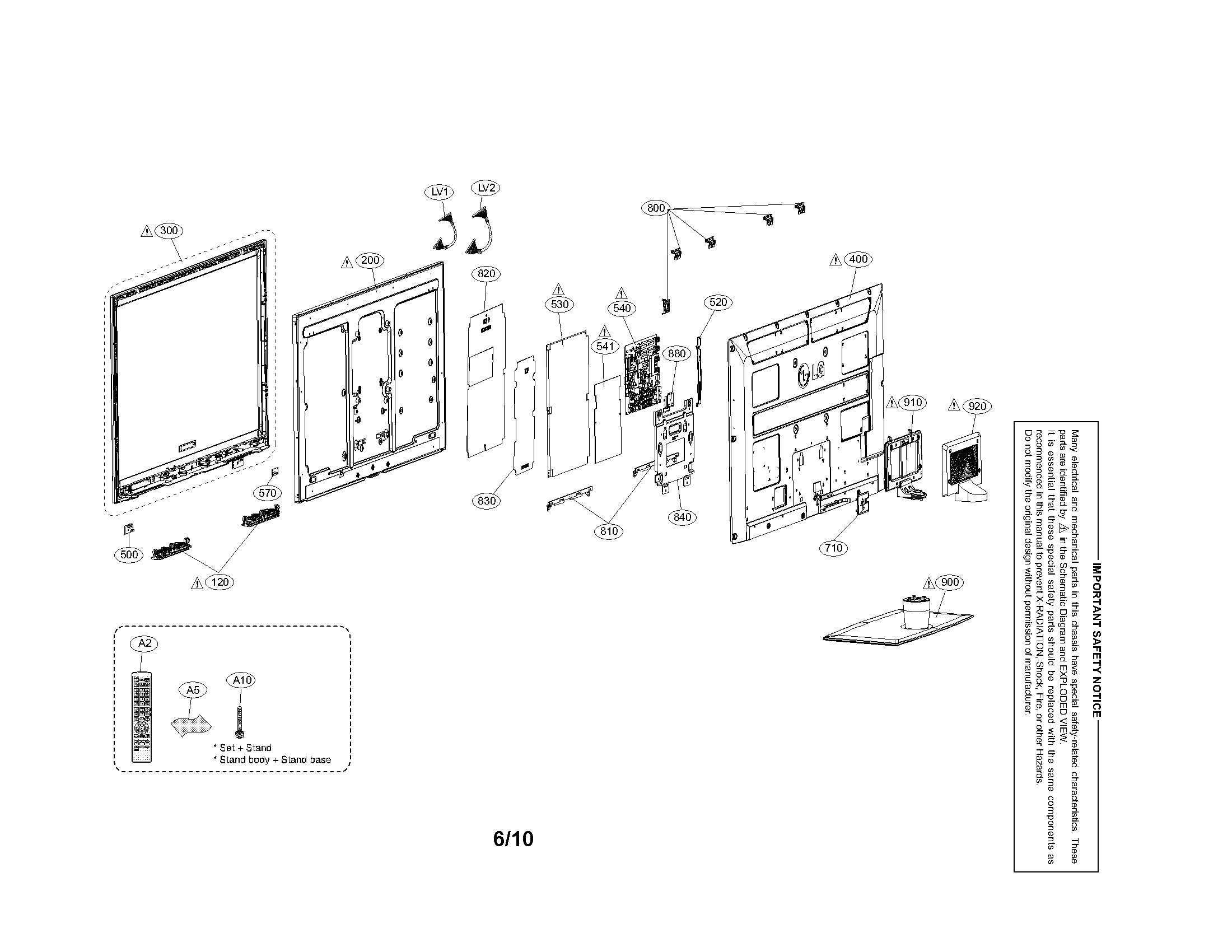Exploded view parts
