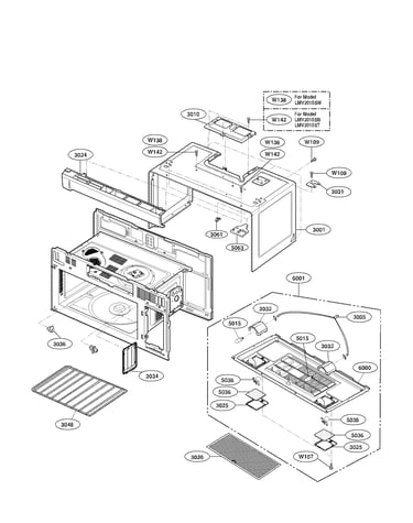 Oven cavity parts