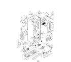 LG LMX25984SB/00 case parts diagram