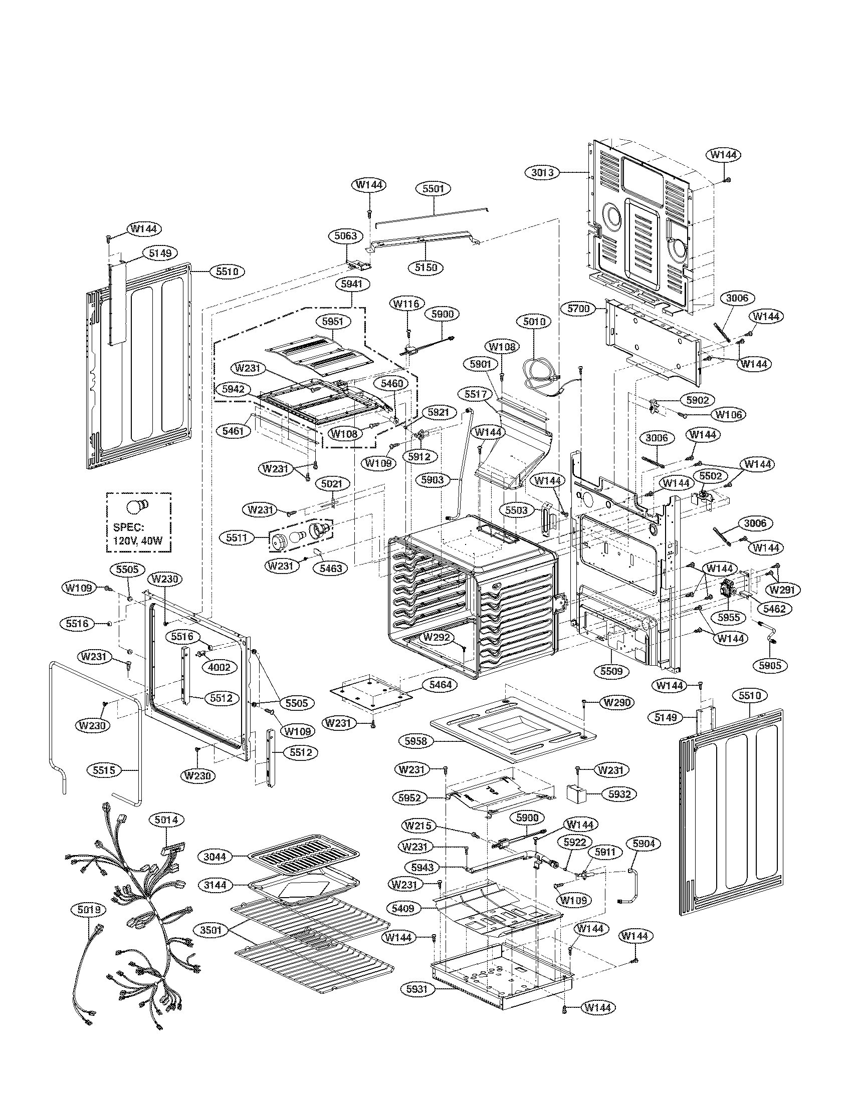 Cavity parts