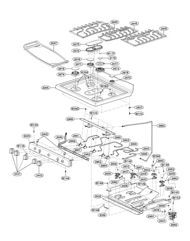 Cooktop parts