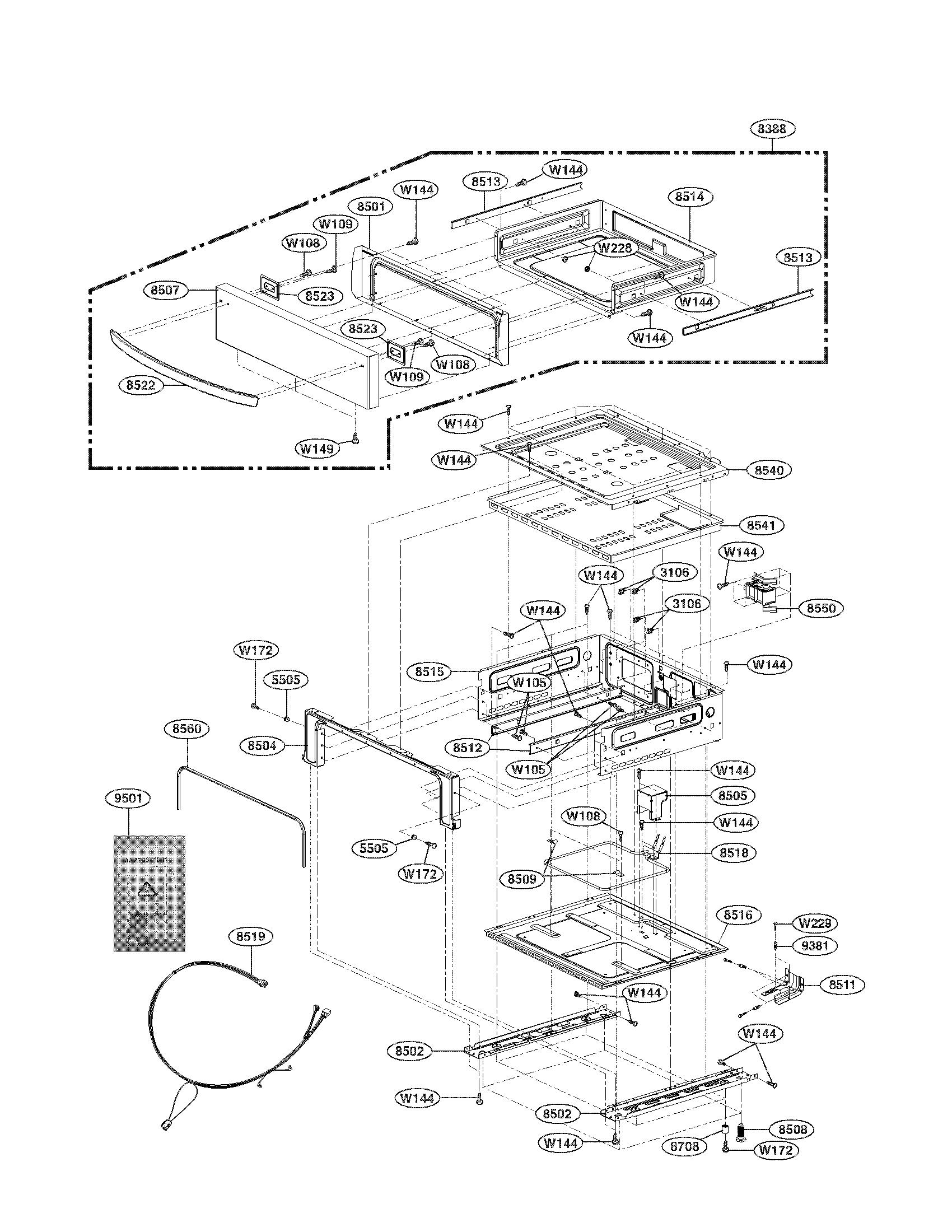 Drawer parts