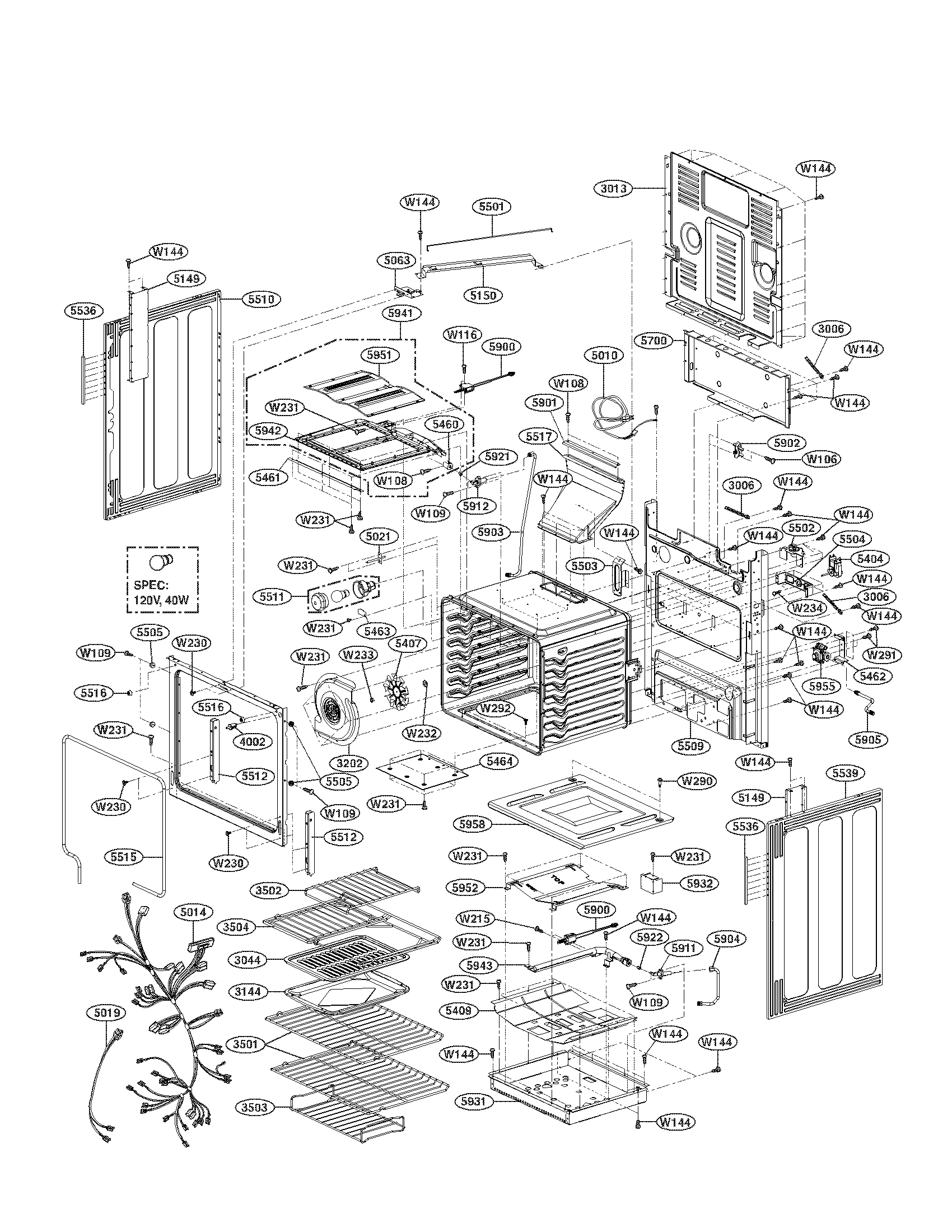 Cavity parts