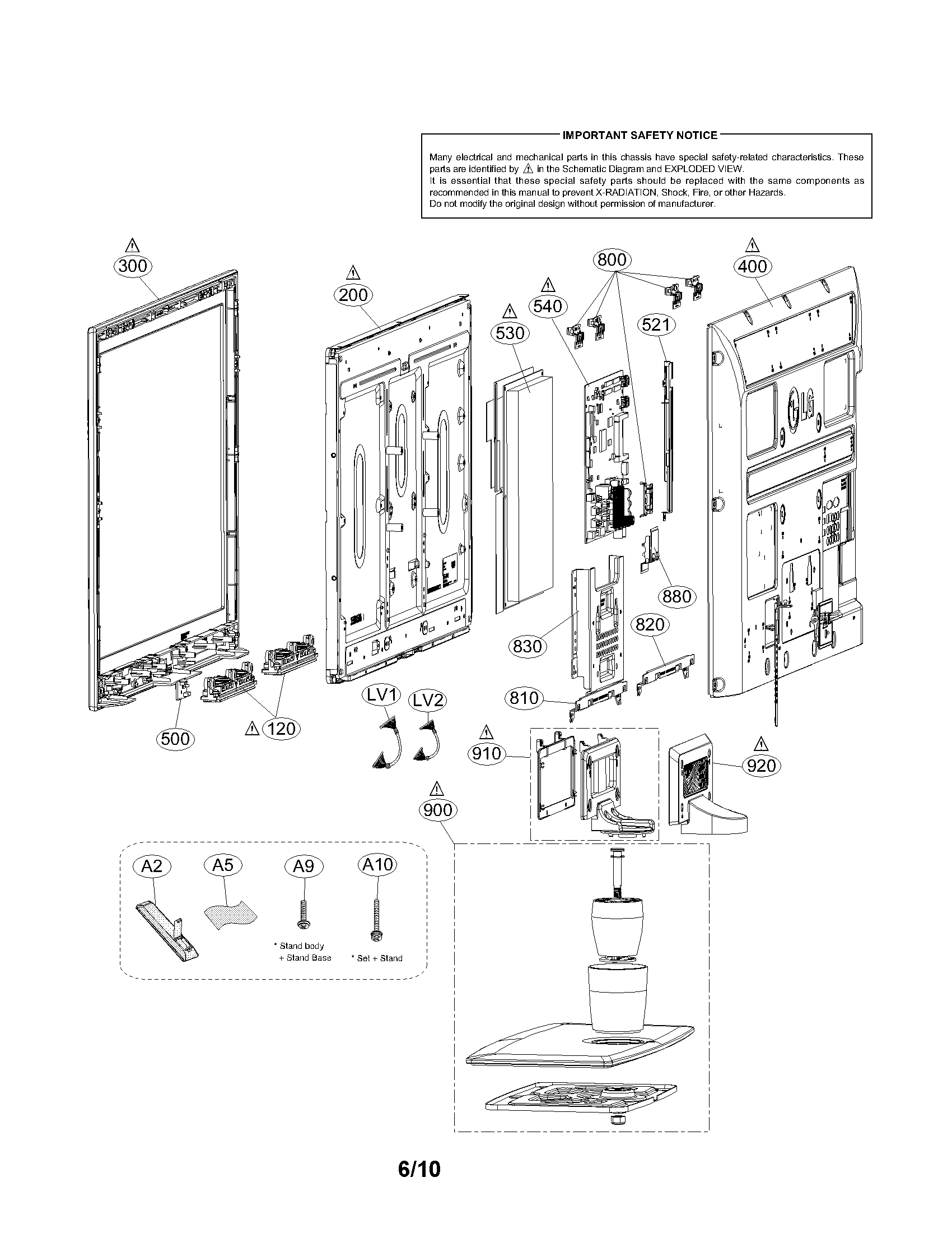 Exploded view parts