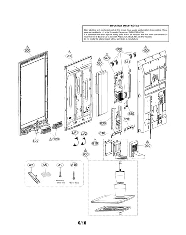 Exploded view parts