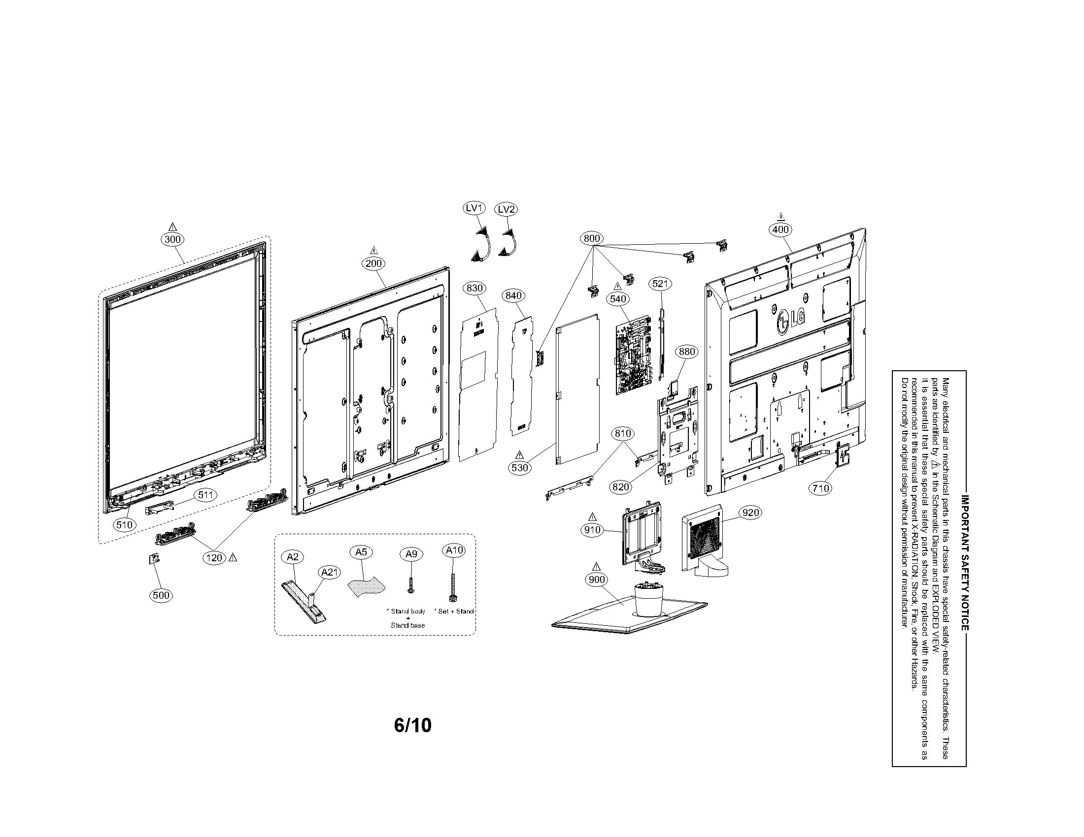 Exploded view parts