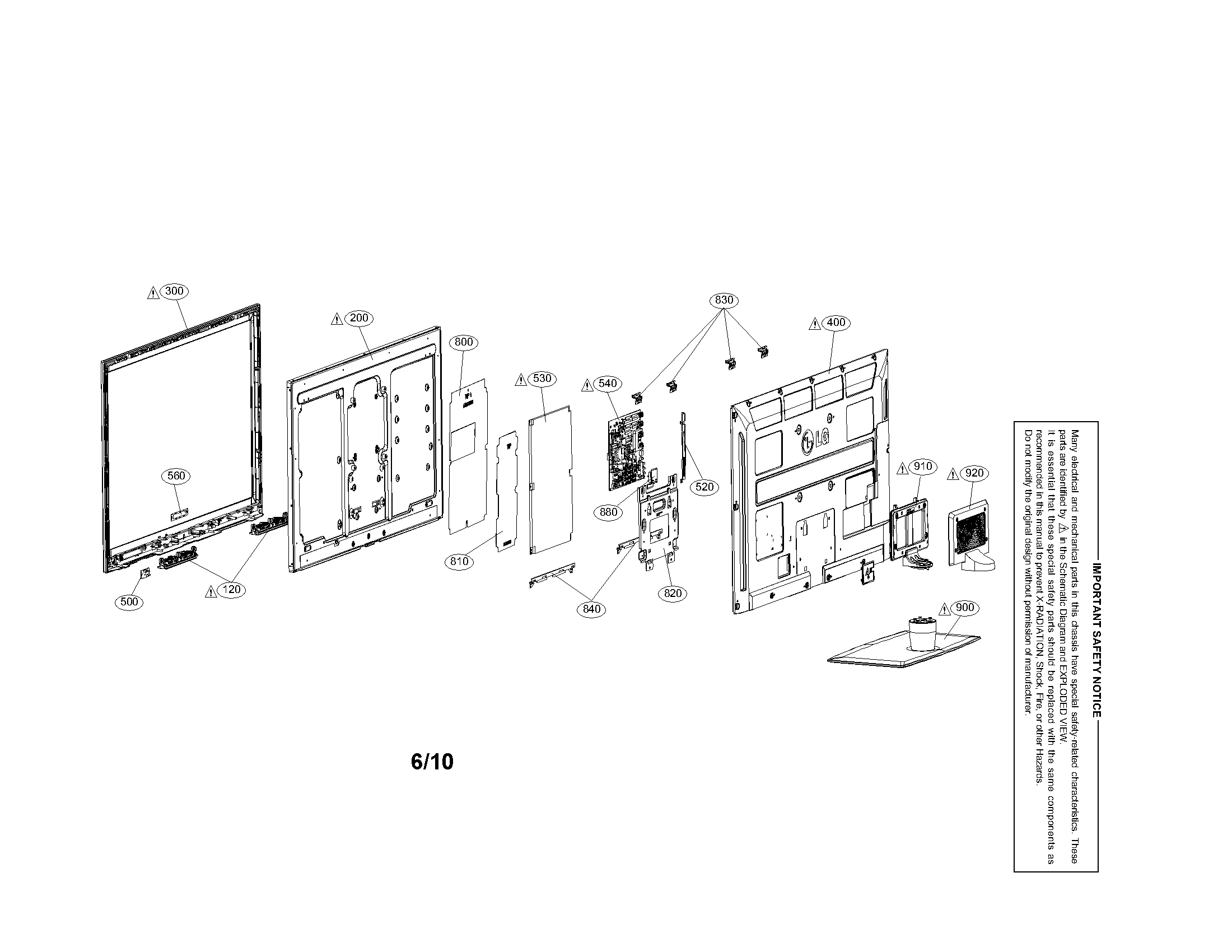 Exploded view parts