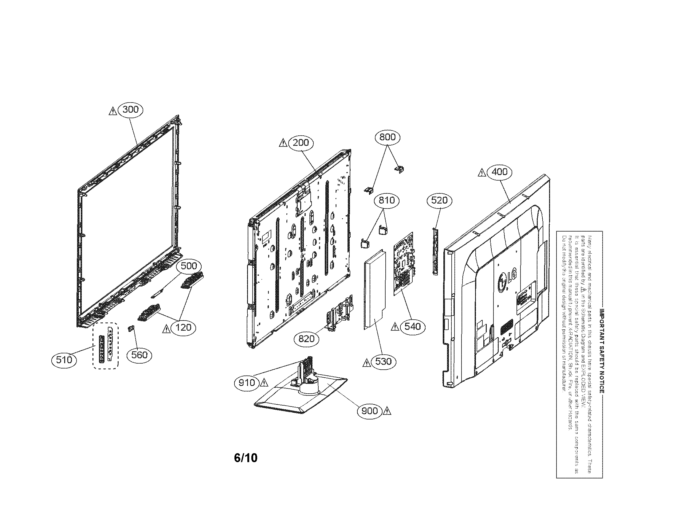 Exploded view parts