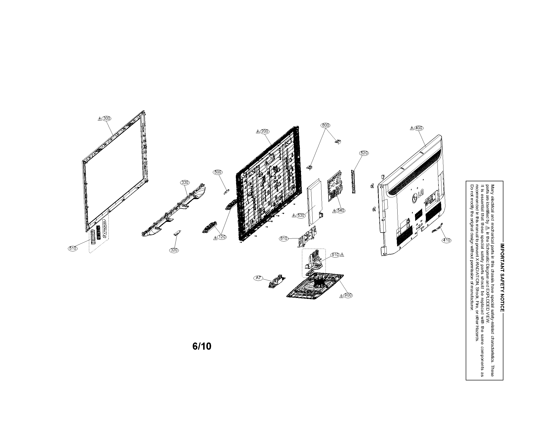 Exploded view parts