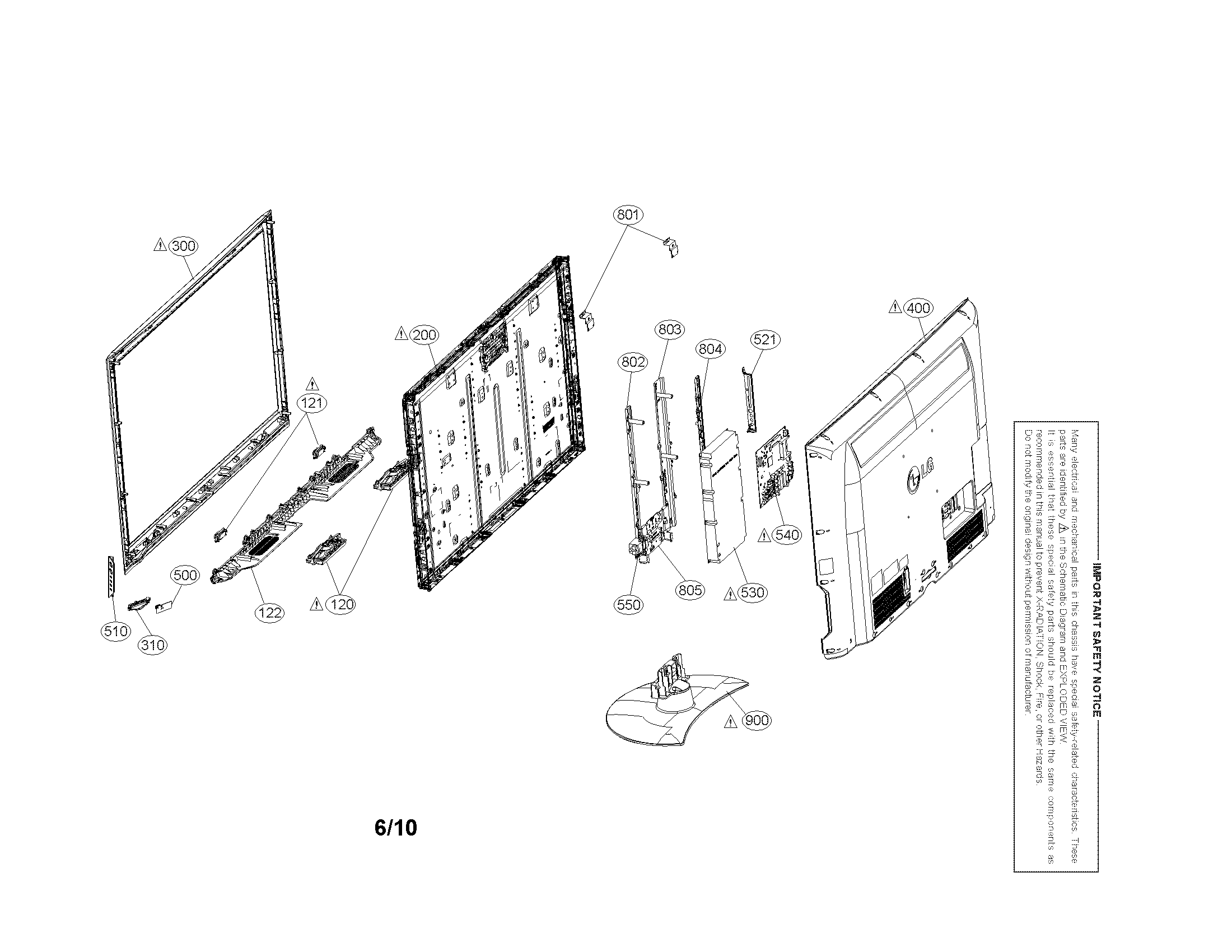 Exploded view parts
