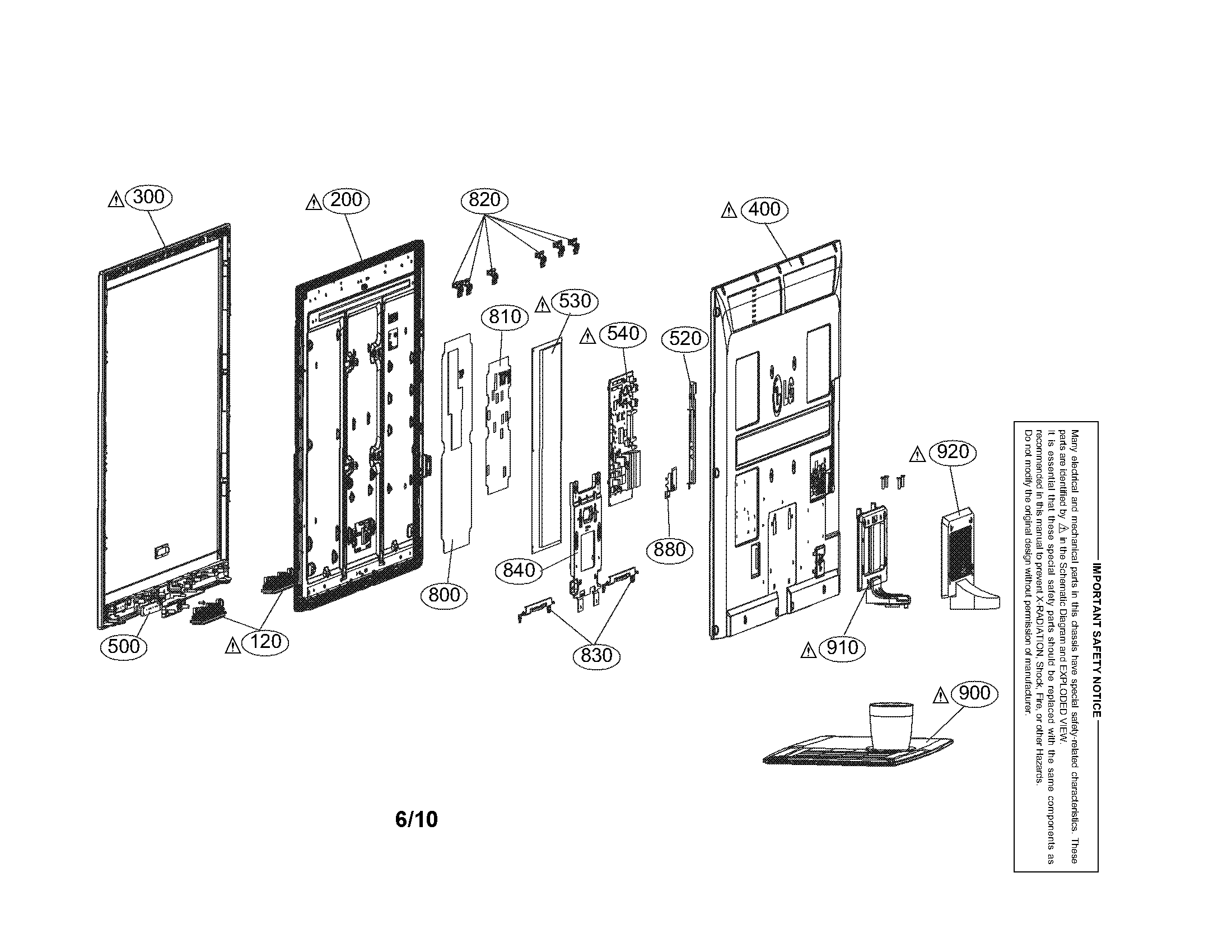 Exploded view parts