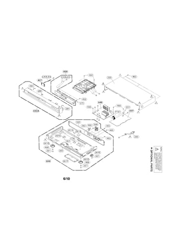 Cabinet and mainframe parts
