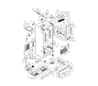 Kenmore Elite 79579783900 case parts diagram
