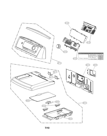 Top cover parts